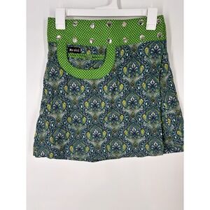 Moshiki Hot Cookie Wrap Skirt Reversible Adjustable Colorful Unique Boho Indie‎